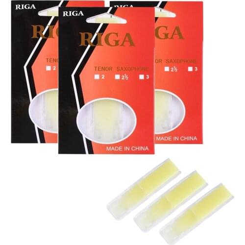 3pcs/set Resin Sax Reeds Tenor Saxophone Resin Reeds Wear Resistant General Reeds