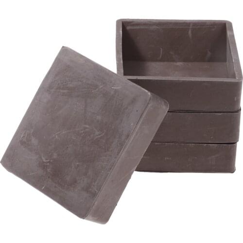 4Pcs Caster Cups Anti Vibration Wheels Chair Stopper Furniture Leg Floor Protector Rubber Non Slip Pulley Feet Pads for Sofa Bed