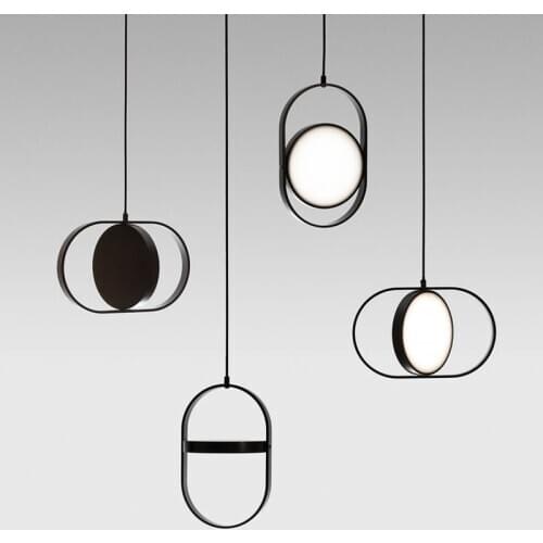 Nordic Art Decorative led Pendant Lights Postmodern Simple Bedroom Resturant Hanging Lamps Bar dining room fixtures