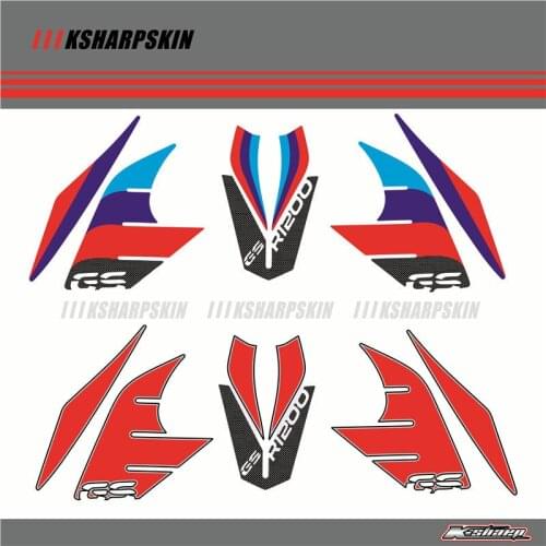 Fender Beak Fuel Tank 3D Silicone Sticker Cover Decal TANK PAD for BMW R1200GS ADV