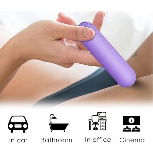Powerful Mini Bullet Vibrator for Women G-spot Clitoris Stimulator Dildo Vibrator Waterproof Adult Sex Toys USB Charge Massager