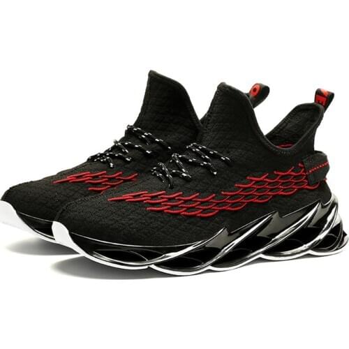 Men Shoes Breathable Comfortable Shoes Running Free Sports Shoes Platform Casual Damping Blade Cushioning Shoes WJ006
