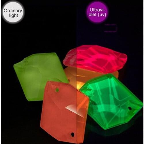 Upriver New K9 Neon Irregular Shape Sew On Rhinestones 13*17mm 5 Colors Glitter Glass Glowing For Garment Decoration