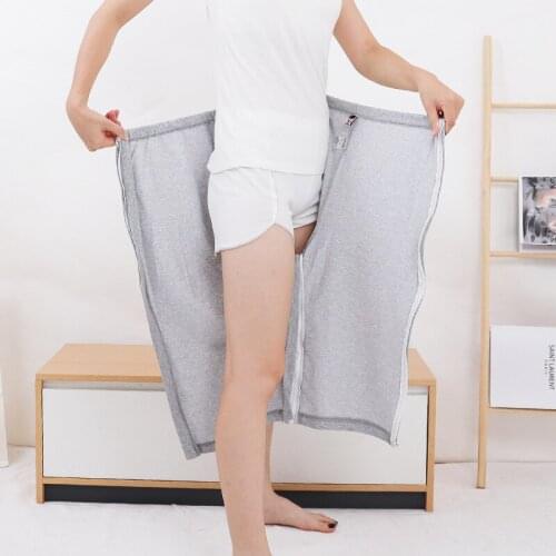 Easy To Wear and Take Off Clothing Paralysis Incontinence Bedridden Elderly Pants Fracture Patients Men and Women Thin