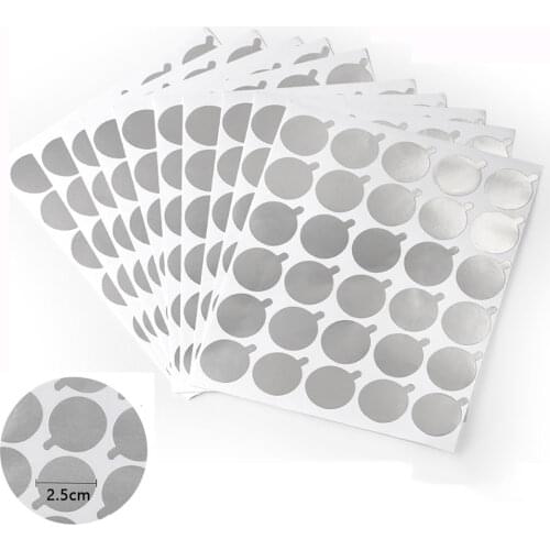 Yelix 100/300pcs Disposable Eyelash Glue Holder Pallet Size 2.5cm Jade Stone Holder Glue Pads for Eyelash Extension Makeup Tool