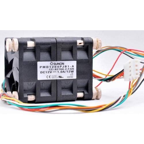 Original PMD1204PJB1-A 4cm 4048 40x40x48mm 12V 1.0A 12W server large air volume cooling fan