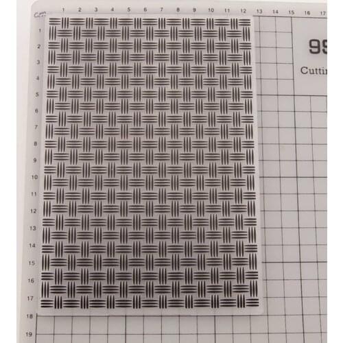 Plastic Embossing Folder Template For DIY Scrapbook Photo Album Card Crafts Tool E56C