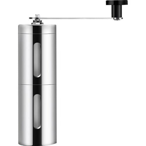 Manual Coffee Grinder Conical Burr Mill Brushed Stainless Steel Tea Kitchen Coffee Accessories Equipment