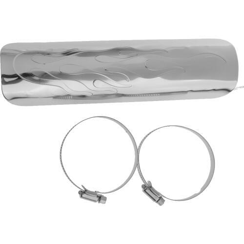 Universal Outlet Pipe Protector Cover For Harley Cruise In White