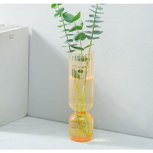 Flower Vase For Wedding Decor Centerpiece Glass Vase Modern Table Ornaments Handmade Tabletop Plant Vase