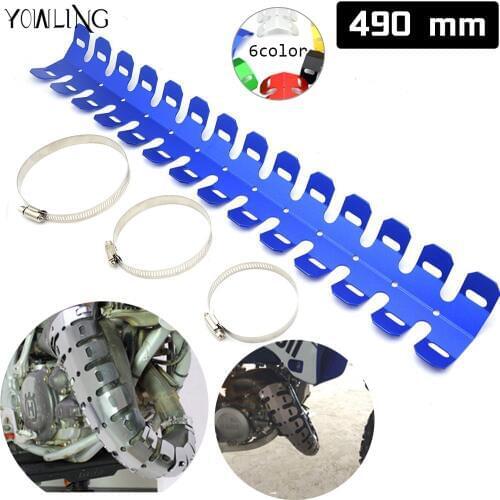 CNCFor HONDA CRF450X CRF250X CRF250L CRF 450X/250LX/250L Motorcycle Exhaust Shield Protector Cover Heat Protection