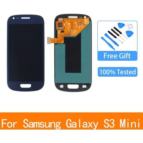 4.0" For SAMSUNG Galaxy S3 Mini LCD i8190 i8190N i8195 LCD Display Touch Screen Frame For SAMSUNG S3 Mini Display