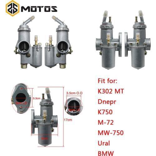 ZS MOTOS CJ-K750 Motorcycle Carburetor PZ28 Carburator For BMW R50 R60 R12 KC750,R1,R71,M72 CJ-KC750 K750 Motorcycle Parts