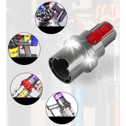 1 * LED Lighting Adapter Converter For Dyson Vacuum Cleaner V7, V8, V10, V11, V15 Click Fastener Allows The Attachments