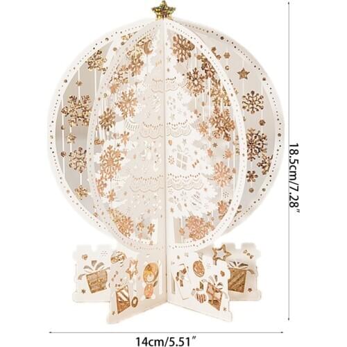 2021 New Christmas Card Festival New Year Card Winter Holiday Greeting Cards with Envelo