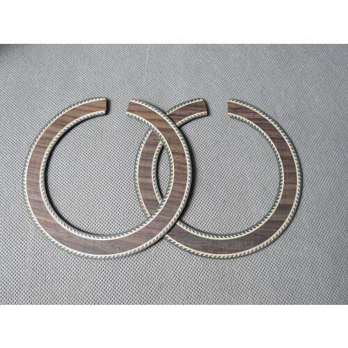 5PCS ACOUSTIC GUITAR WOOD INLAY (ROSEWOOD+WOOD STRIP)ROSETTE B-25