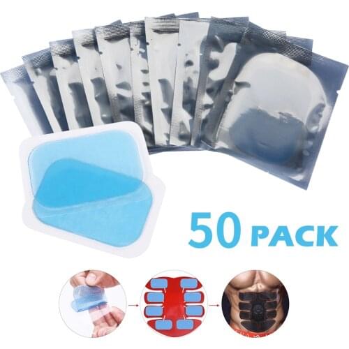 50/20PCS Gel Pads for EMS Abdominal Trainer Muscle Stimulator Exerciser Slimming Machine Accessories Slimming Products Wholesale