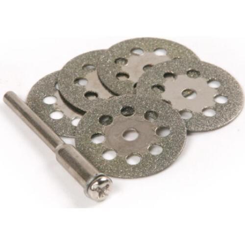 5x 22mm dremel accessories diamond grinding wheel saw mini circular saw cutting disc dremel rotary tool diamond disc for stone