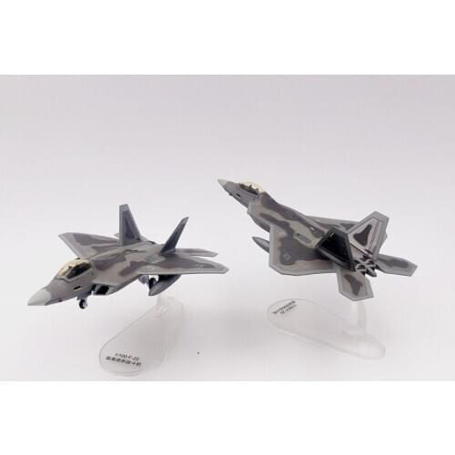 US Army F22 Raptor Stealth Fighter F-22 Military Aircraft Model 1/100 Scale Alloy