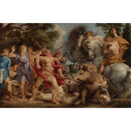 Free shipping classical religious figures warriors kill beast canvas prints oil painting on canvas wall art decoration picture