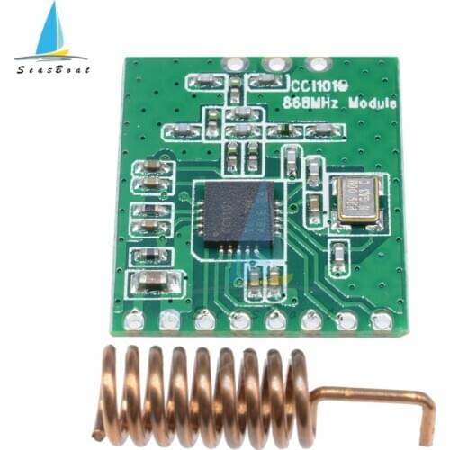 CC1101 Wireless Module Long Distance Transmission Antenna 868MHZ SPI Interface Low Power M115 For FSK GFSK ASK OOK MSK 64-byte