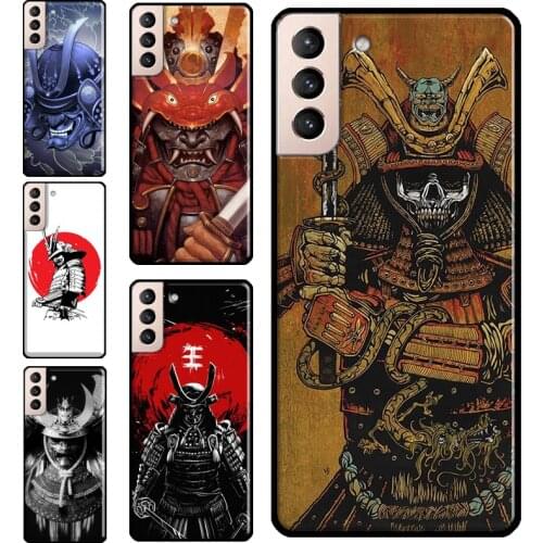 Japanese Samurai Case For Samsung Galaxy S21 Ultra Note20 S8 S9 S10e S20 Plus FE Note 10 Plus TPU Funda