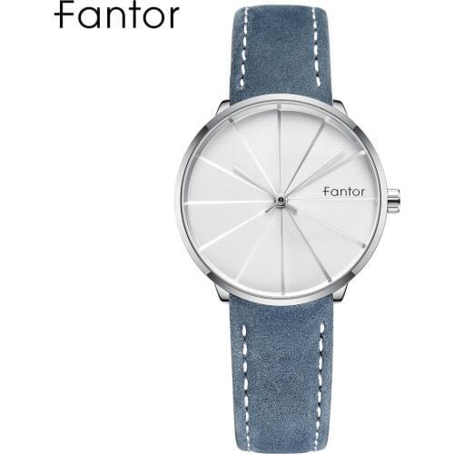 Fantor Women Top Brand Minimalist Luxury Fashion Casual Watches Woman Ladies Elegant Leather Quartz Wristwatch High Quality