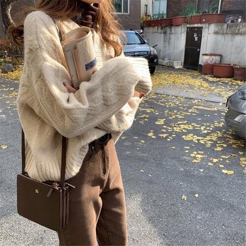 Korean Ins Soft Glutinous Velvet Thick Needle Twisted Single-Breasted 2