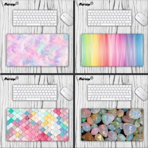 Mairuige Color Art Jade Laptop Keyboard Mat Game Digital Keyboard Large Size Mouse Pad Used Tank World Dota2 Mat Pad