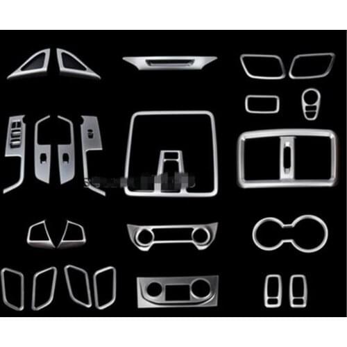Center Console Panel Stickers Sequin Frame Interior Decoration For Hyundai Creta IX25 2016 Auto Accessories Car-styling