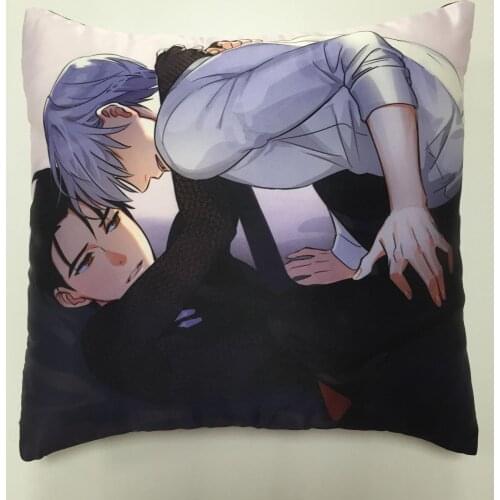 New Yuri!!! On Ice Victor Yuri two side Pillowcases Hugging Pillow Cushion Case Cover Cosplay Gift 260