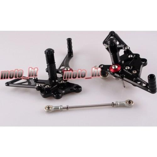Adjustable Shift Rear Set Footpegs Foot Rest Pegs Assembly For Kawasaki Ninja 300 Z300 EX300B ABS & EX300A 2013 Footrests