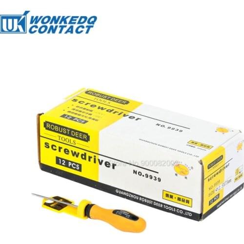 Slot Screw Driver WKT 2.5*75 1Pc Din Rail Terminal Block Tool Accessories Wire Electrical Connector Mini Screwdriver Mannal Tool