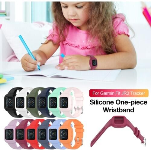 Silicone Wristband Color Replacement Strap Childrens Silicone Strap For Garmin Fit JR3 Tracker