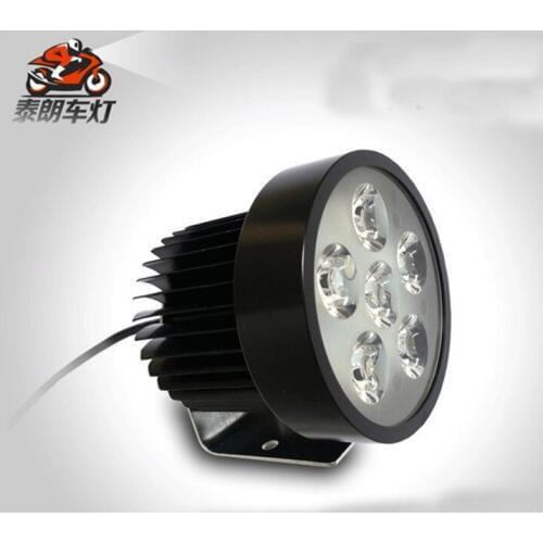 18W electric motorcycle truck headlights LED spotlights rogue lamp 6 beads high power lamp