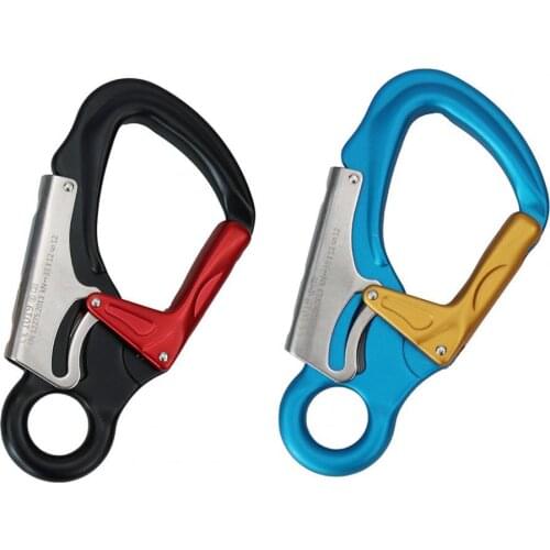 35KN Auto Locking Clip Heavy Duty Carabiner Safety Lock Camping Hook Safety Buckle For Outdoor Rock Climbing Mountaineering