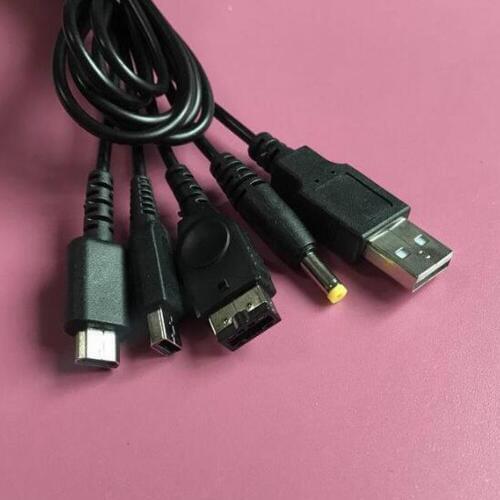 1.8M USB Charger Charging Leads Cable Cords for P-SP2000 P-SP3000 ND-SL ND-SI 3-DS SP Charging Cables