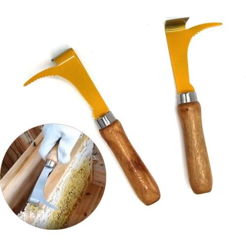 1PCS stainless steel beehive scraper uncapping fork knife bees and beekeeping bee supplies accessories tools apicultura cera