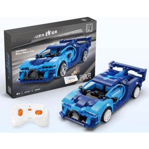 2.4G Building Block Remote Control Car Toy Programming Assembly Building Block Remote Control Sports Car Remote Control Car Toy