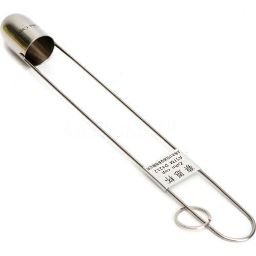 2mm Hold Dia Zahn Dip Type Viscosity Cup 1# Very Precise Ink Viscosity Cup