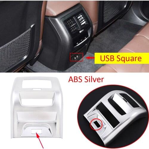 ABS Inner Rear Air Vent Outlet Cover Trim Kit For BMW X3 G01 X4 G02 2020