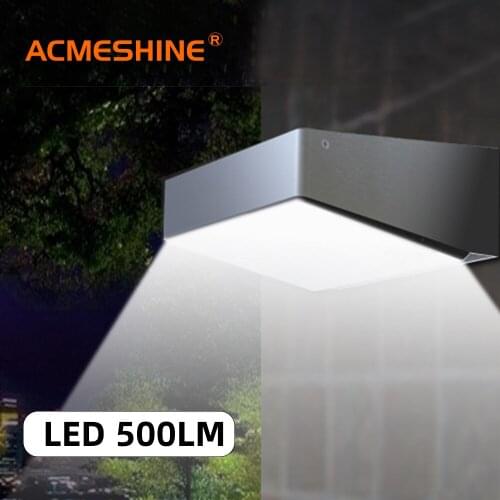 ACMESHINE Aluminum Alloy 500lumens 53LED solar motion wall led light