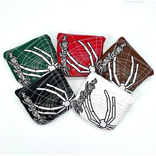 Golf Mallet Putter Spider Headcover with Hoop&Loop Closure for Taylormade MySpider X ,Spider X ,Spider S Putter (Magnetic Closu)
