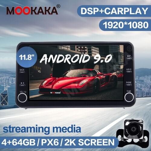 11.8" MAX-PAD Android 9.0 4+64GB Car GPS Navigation Multimedia Player For Honda Crider 2019 2020 Car Head Unit Auto Radio Stereo