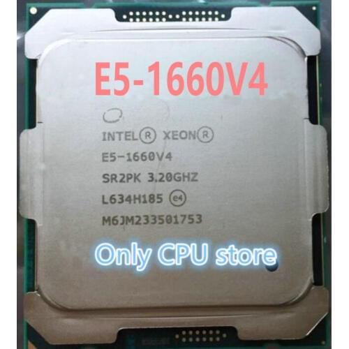 E5 1660 v4 Original Intel Xeon E5-1660v4 CPU OEM version 3.20GHZ 20M 8-CORES LGA2011-3 E5 1660v4 Processor free shipping