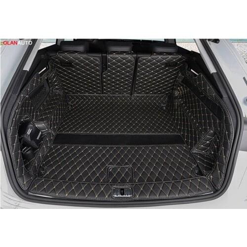 Good quality! Special car trunk mats for Audi Q8 2020 durable waterproof boot carpets cargo liner mats for Q8 2019,Free shipping