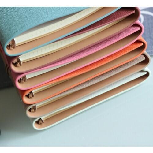 17*24CM Classic Retro Notebook PU Leather Note Book Journal Sketchbook A5 Plan Binder Diary School Office Supplies Stationery