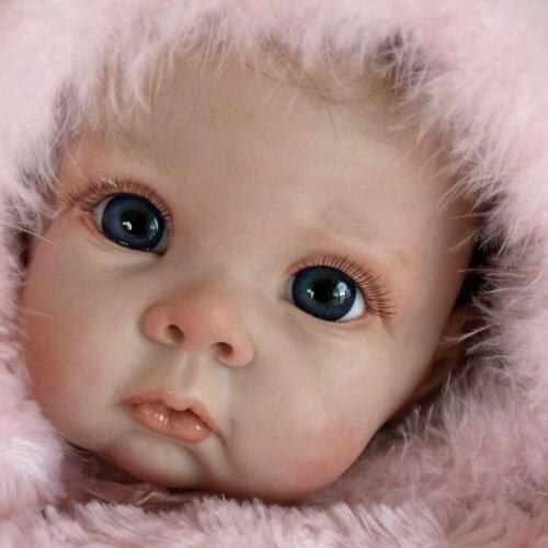 Reborn Doll Kit 22inch DIY Chrissy Reborn Kit Set with Body and Eyes Soft Touch Fresh Color Vinyl Diy Doll Toy