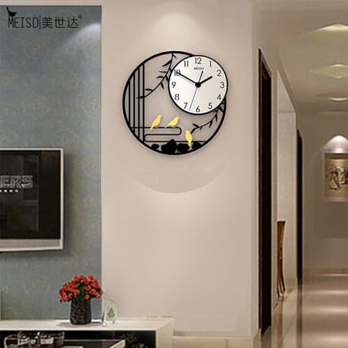 MEISD Audrey Hepburn Poster Wall Clock Round Modern Watch Creative Horloge Home Interiors Living Room Decoration Free Shipping