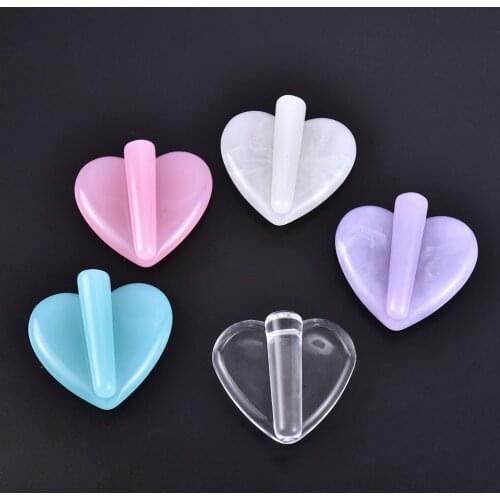 Heart Shape Metal Frame Bend Curve Making Model DIY Design Manicure Tool 1Pcs Nail Art Metal Slice Rivet Embossed Mold